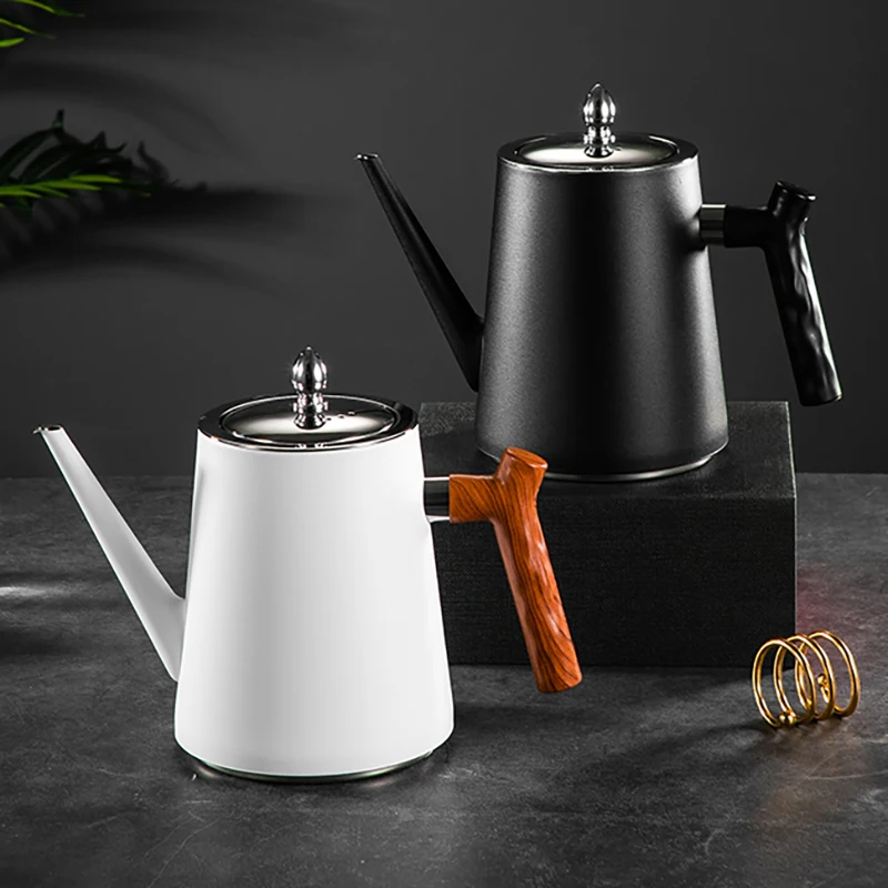 Индивидуальный арабский чайник бойлер для воды кофейник с гусиной шеей из нержавеющей