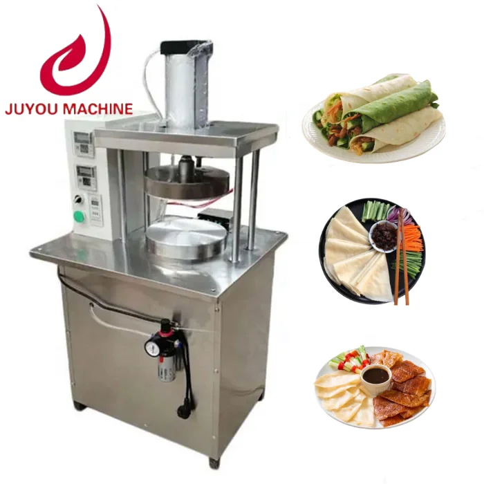 JY Commercial Automatic Pneumatic Dough Flattener Chapati Making Machine Pancake Forming Pressing Machine