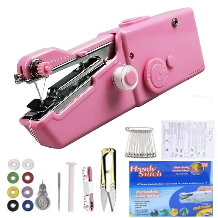 Быстросъемная ручная мини-швейная машинка беспроводная бытовая электрическая портативная швейная для шитья