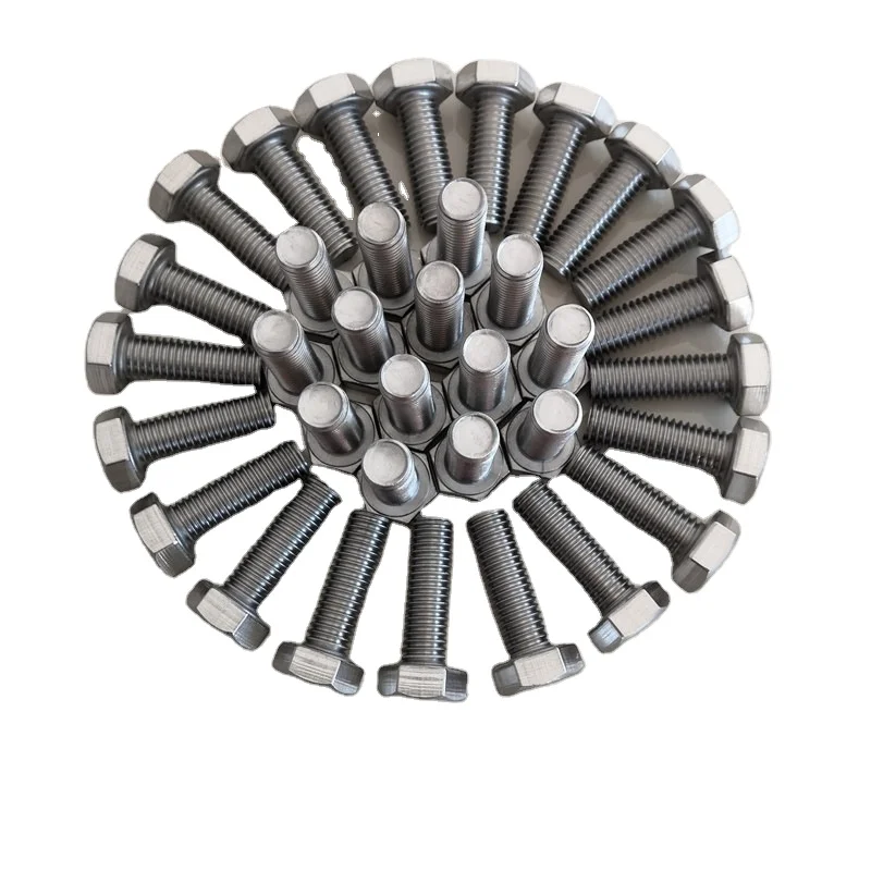 Hex Bolt DIN931 Galvanized Stainless Steel Head and