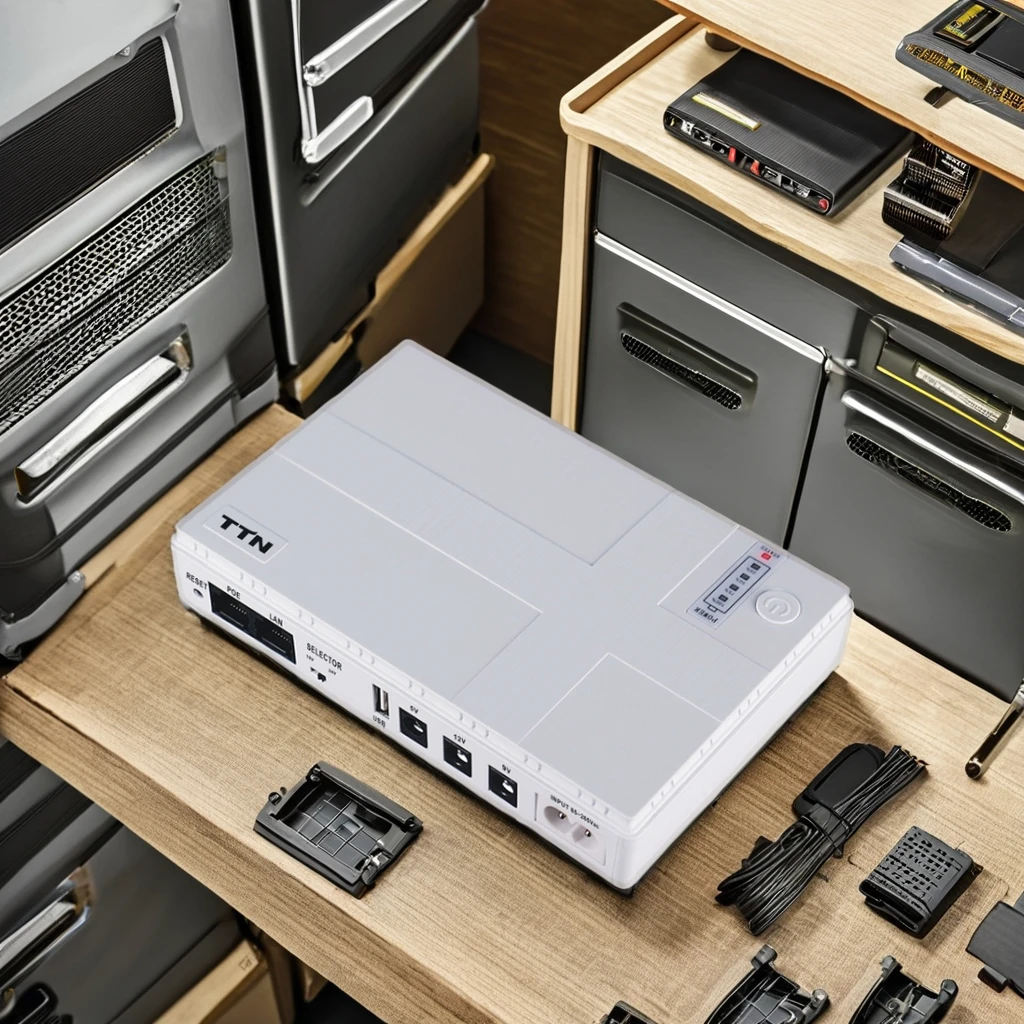 12V WiFi Router 5V USB DC Power Bank Backup Battery 12000mAh for WiFi Router Modem CCTV Camera