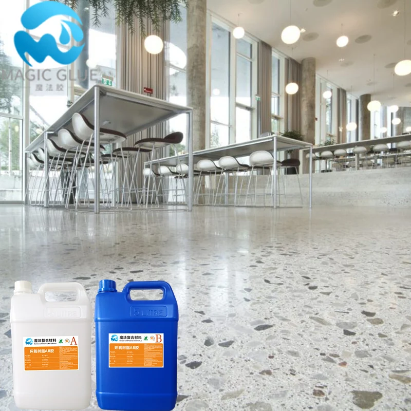 Superior materials epoxy stone flooring coating for sand road