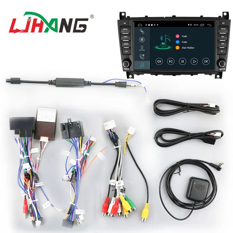 Android 12 car multimedia player radio for Mercedes Benz Clase C W203 2004-2007 CIC W203 2008-2010 W209 gps navigation stereo