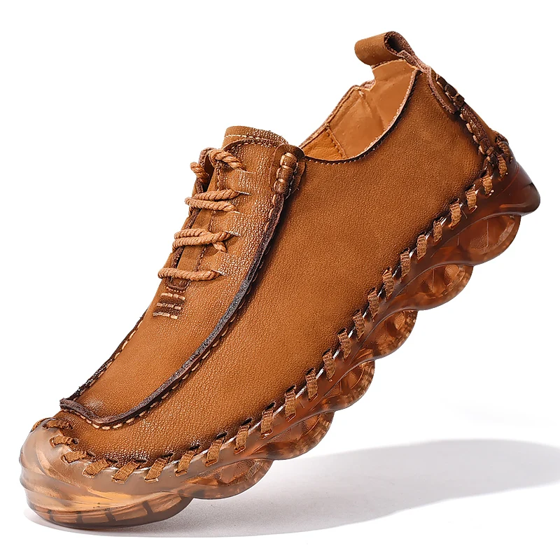 
Оптовая продажа, Высококачественная модная дышащая кожаная мужская повседневная обувь 