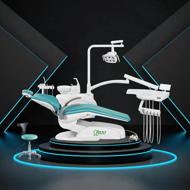 Dental chair luxury instruments chinese free space part rixi medical LED sensor light ergomomics treatment dental unit