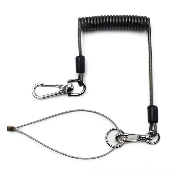 wire loop cable for tools safety lanyards
