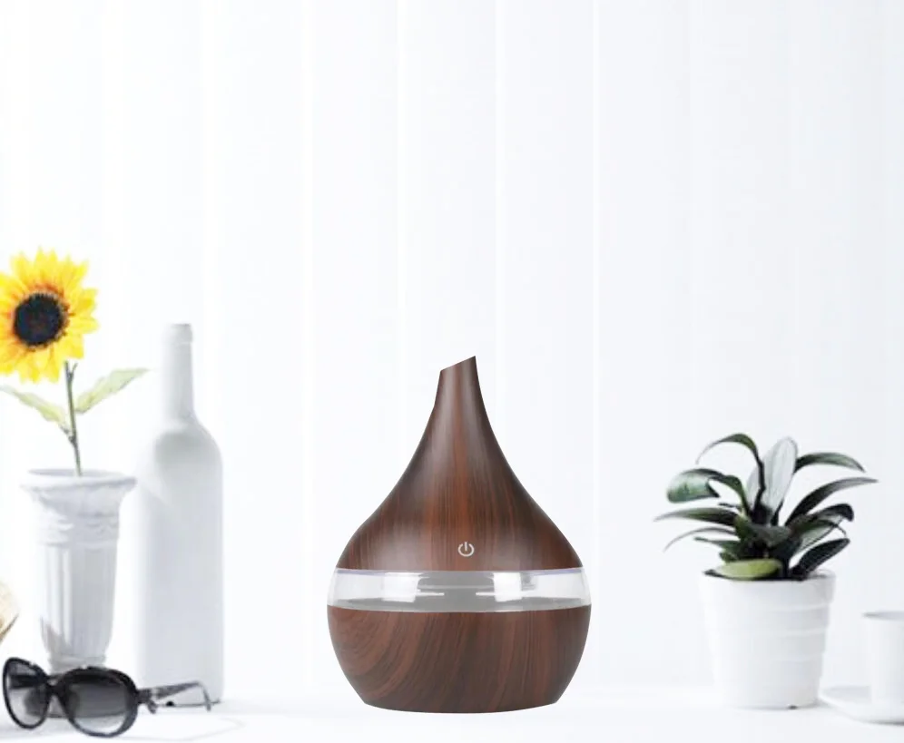 Hot Sale Mars Shape Electric Essential Oil Diffuser Ceramic Ultrasonic Aromatherapy Vaporiser 100ml Colorful LED Lights