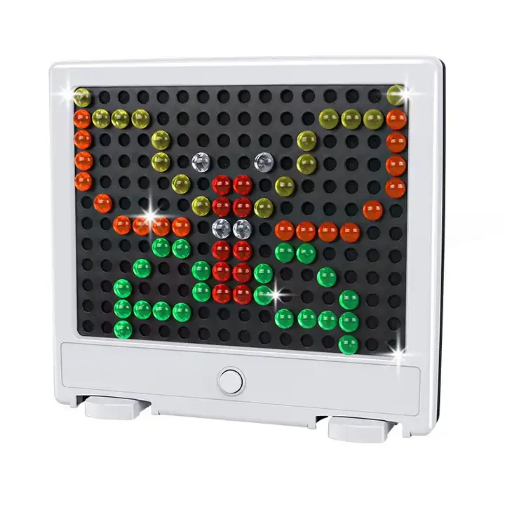 Glow In The Dark Lite Brite Led Luminous Toys Kids Puzzle button art Mosaic Nail Board Toys
