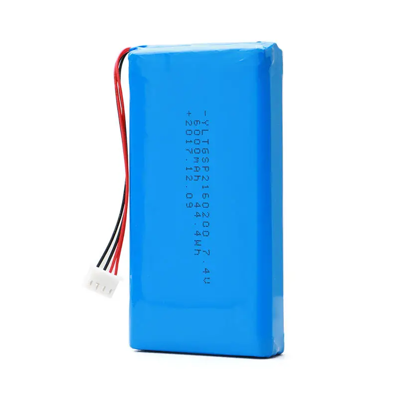 Manufacture Wholesale Price Rechargeable Lipo 2S1P lithium li ion polymer battery pack 7.4v 6000mah