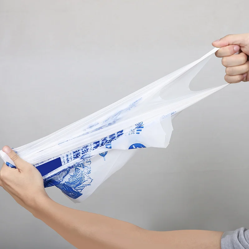 biodegradable pla plastic shopping bag making machine high quality plastic carry bags for shopping