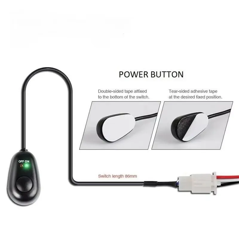 Automobile On-off Switch Relays for Car Light Bar 12V 40A Auto LED Lamp Remote Controller Wiring Harness Kit