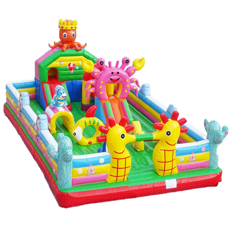 Factory Outdoor Bounce House Adult Bouncer Slide Bouncy Jumping Castle Commercial Inflatable Obstacle Course Equipment for Sale