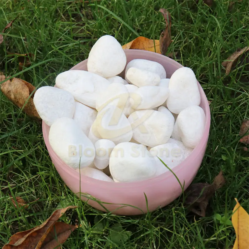 Decorative  Snow White Stone Garden Paving Stone Products for landscaping