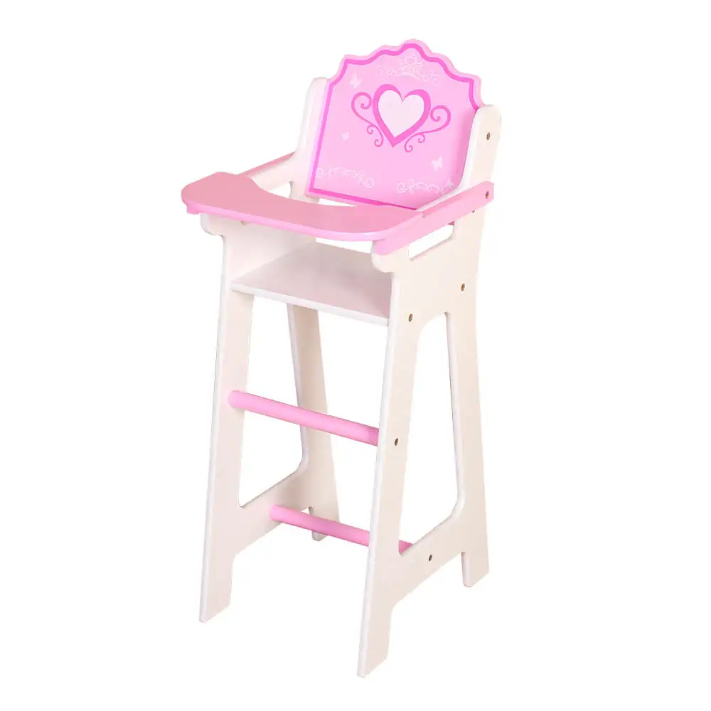 Other toy role play interactive pretend play doll bunk bed with beddings ez assembly doll crib baby doll crib with high quality