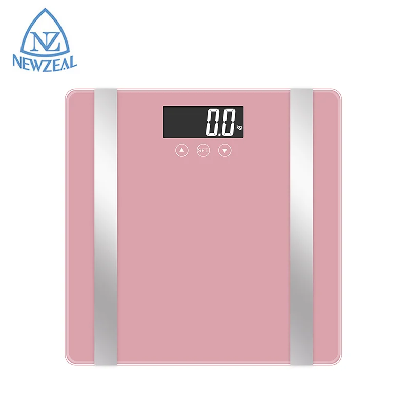 Hot Selling Tempered Glass 180Kg 396Lb Calorie Count BMI Analyzer Balance Electronic Digital Weighing Body Fat Scale