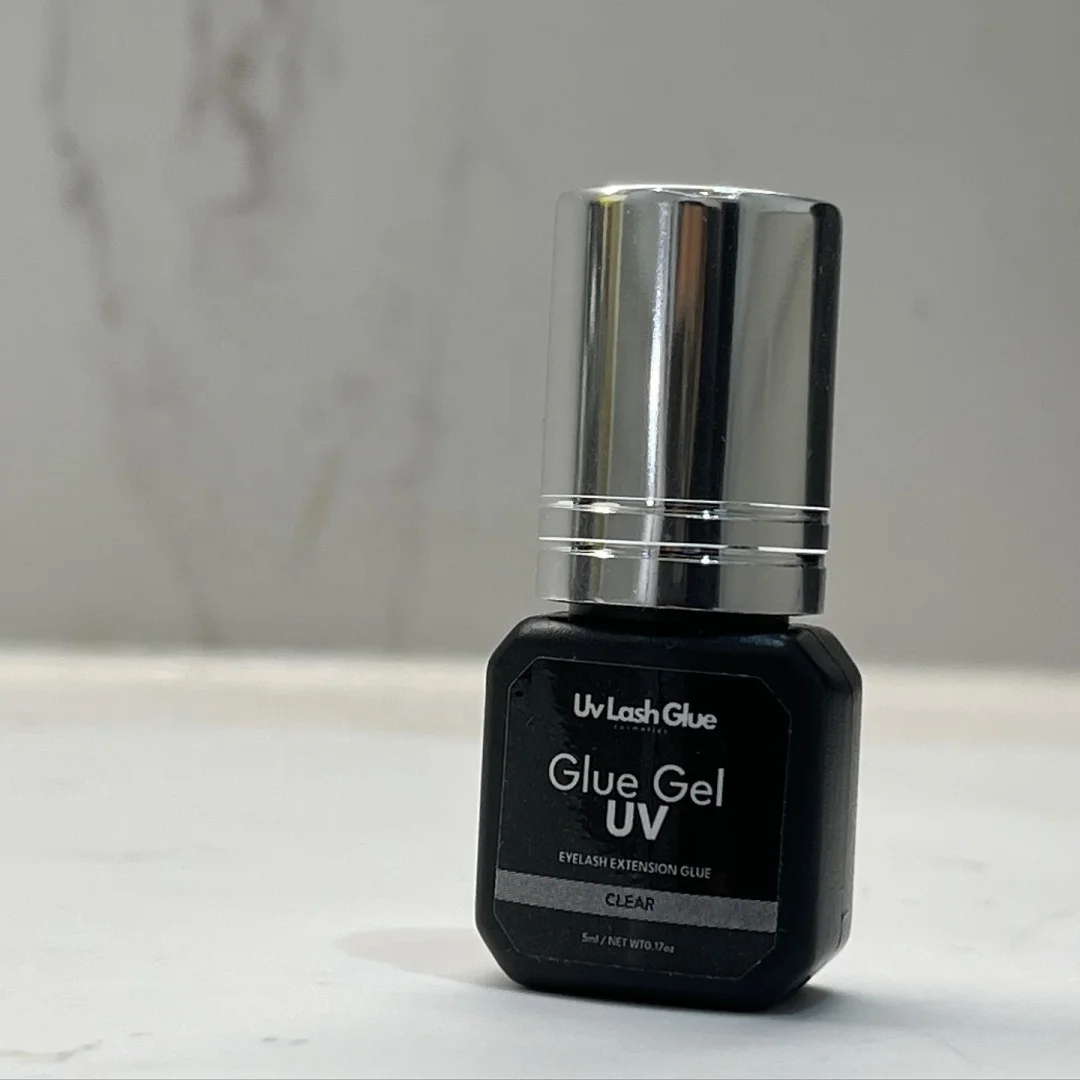 Latest UV Eyelash extension Glue Customized Private Label Vegan 5ml transparent Waterproof Fast Dry Eyelash Glue