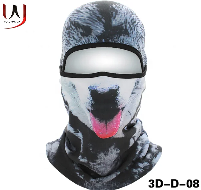 Wholesale 3D Animal Funny Balaclava Full Face Mask Cycling Bike Motorcycle Skiing Snowboarding Music Festival Party Halloween