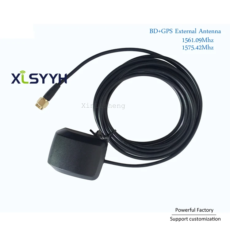 New 28dBi Active gps BD dual model 1575 Magnetic Antenna External Car GPS antenna with internal ceramic