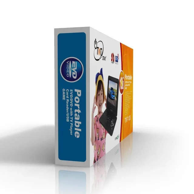  Tntstar TNT-138 портативный dvd-плеер с Usb MP4 плеер Высокое качество 13 дюймов радио