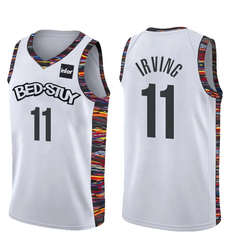 Новинка 2021 черная Оригинальная дизайнерская майка с вышивкой Kyrie Irving 11 баскетбольная