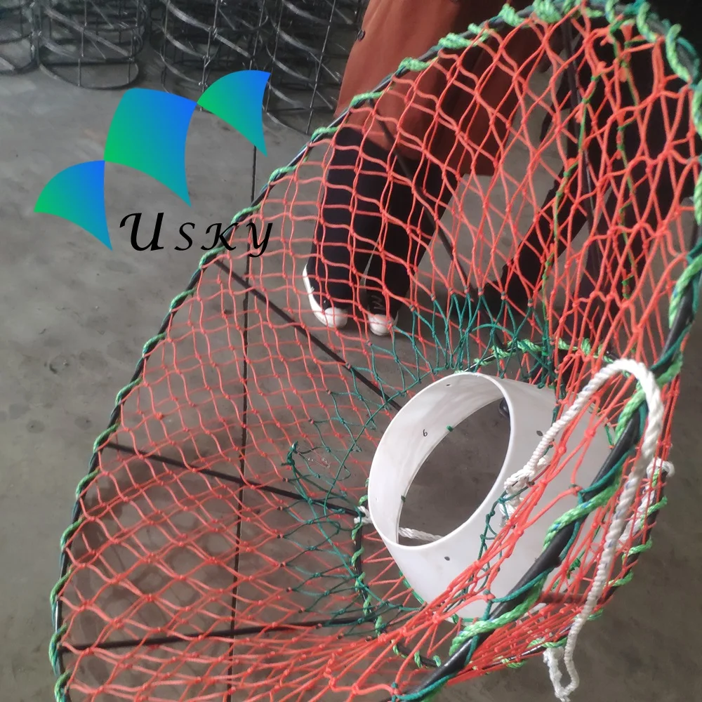 Hot sell heavy duty welding round type King crab trap Durable Big Crab Pots/Crab cage Customized Size