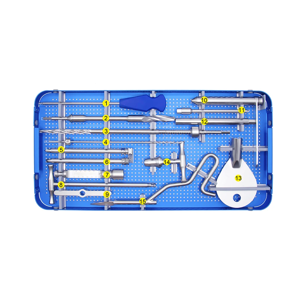 Chinese Factory Price Orthopedic Instrument PFNA Nail Instrument Set For PFNA Interlocking Nail