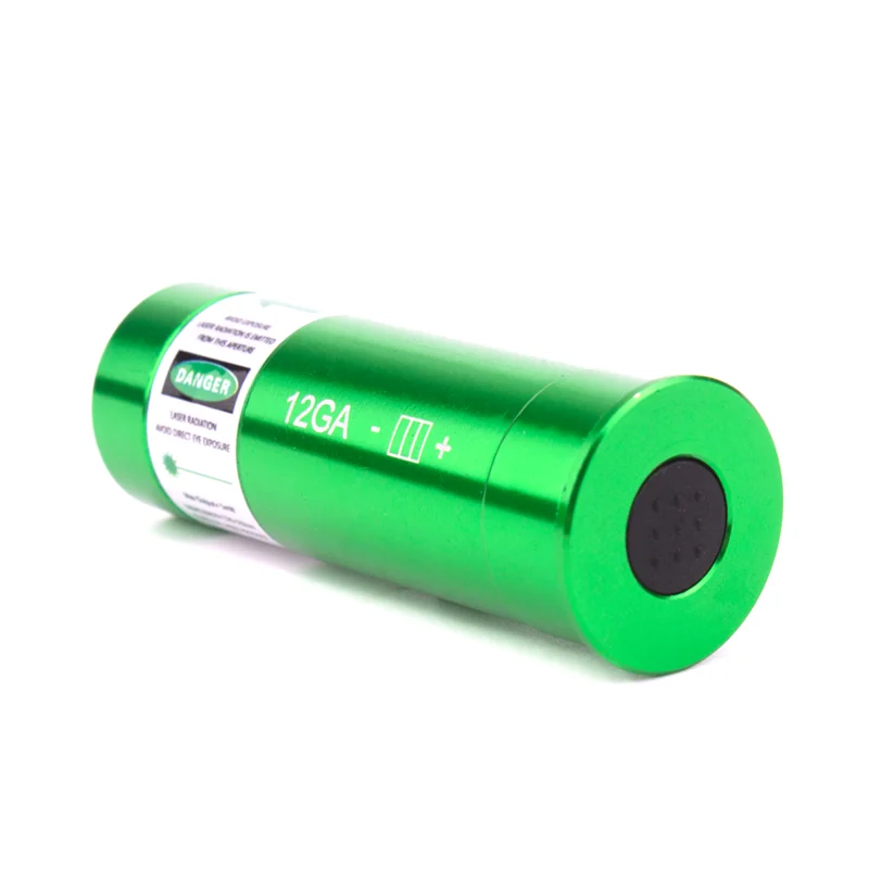 Green Laser Boresighter 12GA Laser Bore Sighter 12Guage Bore Sight with ON/OFF Switch Green Laser Bore Sight