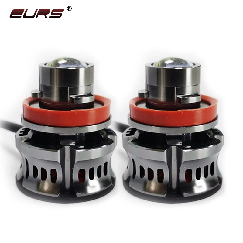 EURS автомобильной H7 9006 Лазерная лампа фары объектив свет H11 9005 автомобильная светодиодная головная фара проектор противотуманная фара модификация автомобиля healight