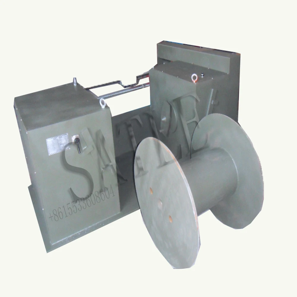 steel spool collecting wire bobbin take up machine for carbon steel wire drawing machine in China factory