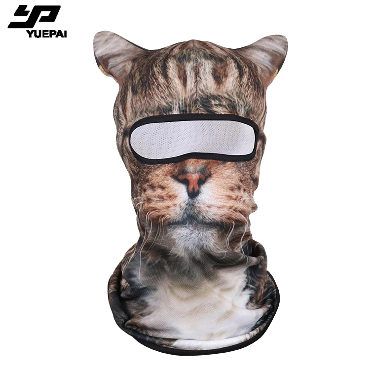
Design headwear Magic Scarf Pets Dog Full 3D Animal Custom logo printed made balaclava bandana own logo 