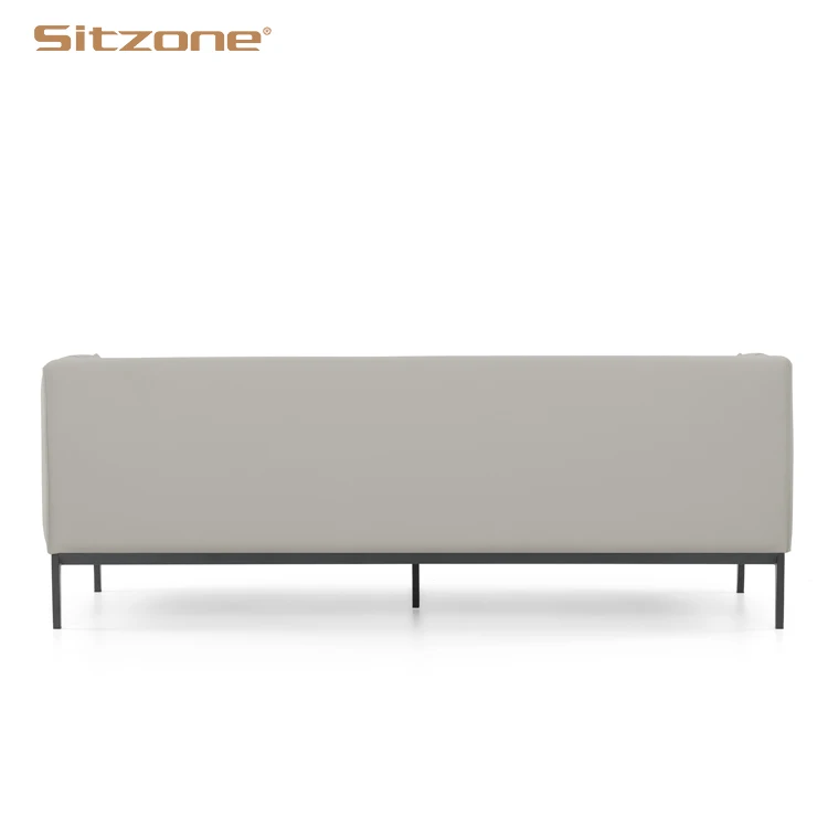 European Style Hot Selling White Leather Comfortable Sofa for Wholesale
