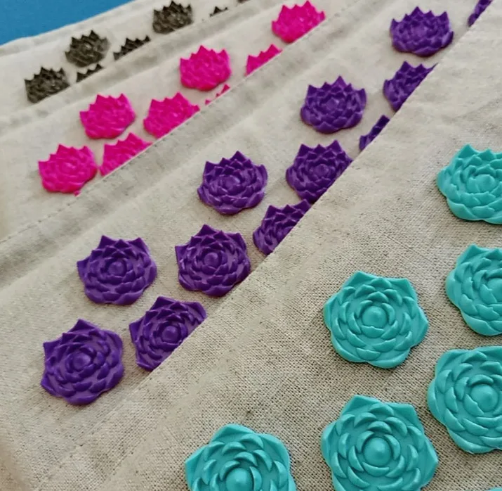 Natural Linen Acupressure Mat Coconut Fiber Buckwheat Husk Lotus Spike Yoga Massage Mat Massager Cushion Pain Relieve Stress