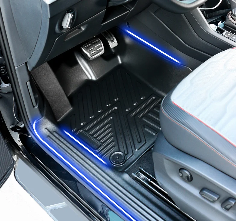 Best Price Business Style  TPE 5D 5 Seats Deep Dish Mat Car Carpets For Passat