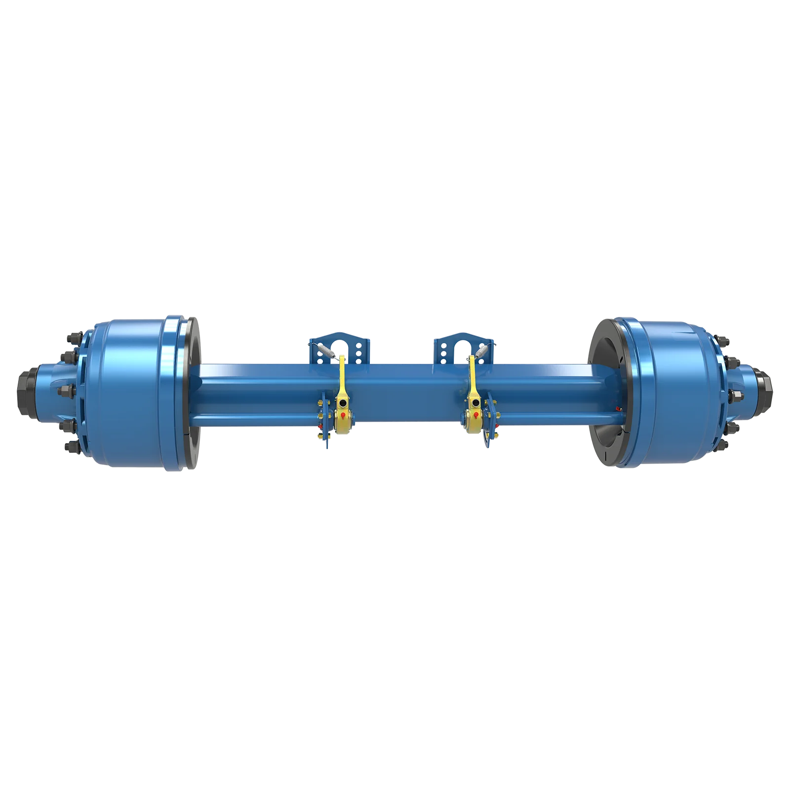 American Fuwa Type Axles 2205MM 16T Trailer Parts Square Inboard Drum Axle For Truck Semi Trailer