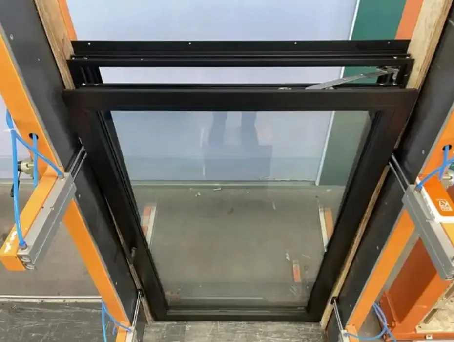 Minglei Soundproof Impact Swing Casement Window Thermal Break Triple Double Glazed Aluminum Windows