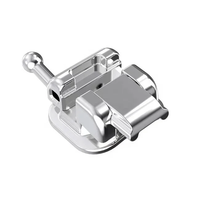 Orthodontic Good Quality Passive MBT MIM Bondable Dental Self-Ligating Orthodontic Brackets