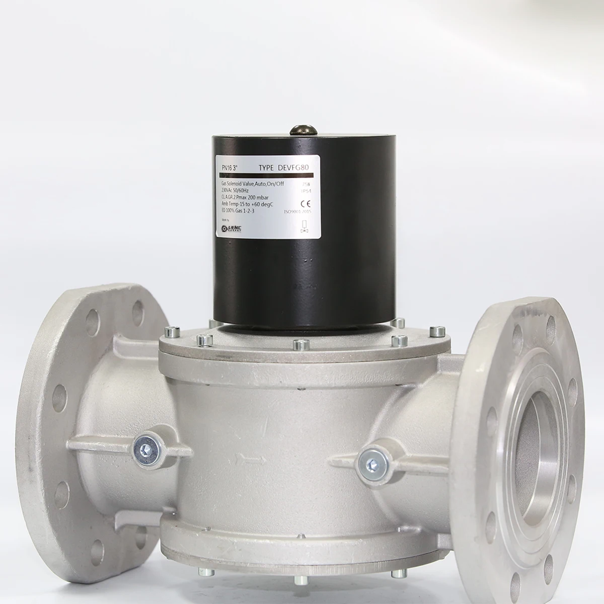 DEVFG Flanged series-Fast opening and fast closing gas solenoid valve