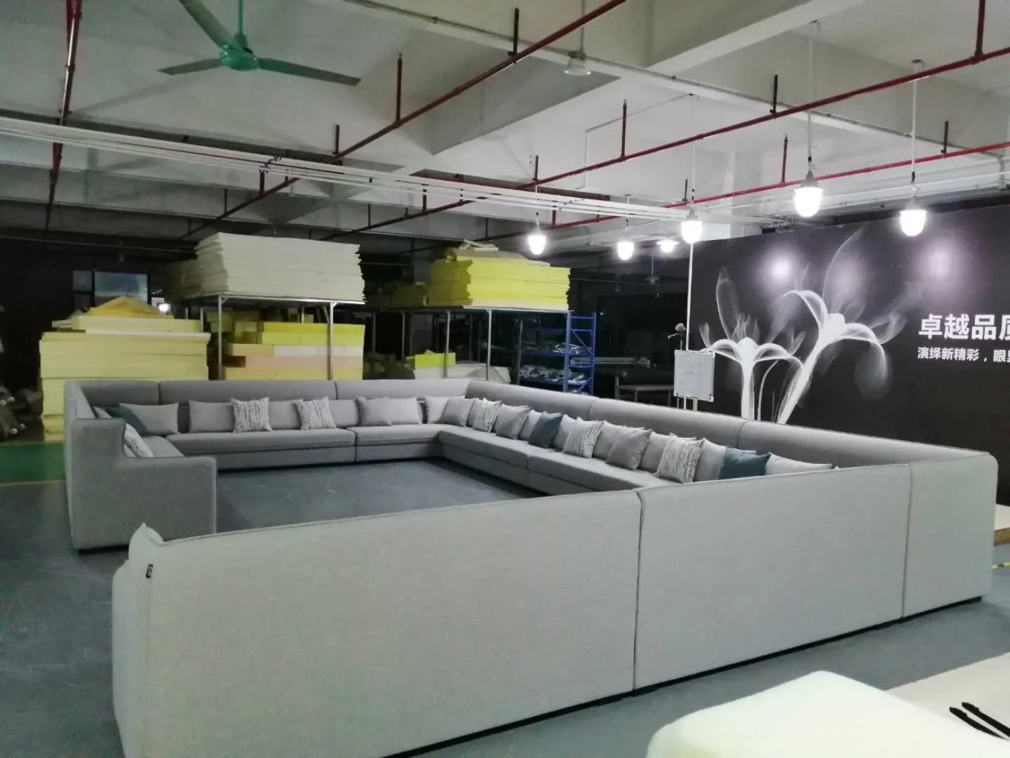 
Modern Fabric Large Corner Sofa Set Living Room Furniture Leather Designs Big Corner Sofa Set U Shape Modular Sectional Sofa Set 