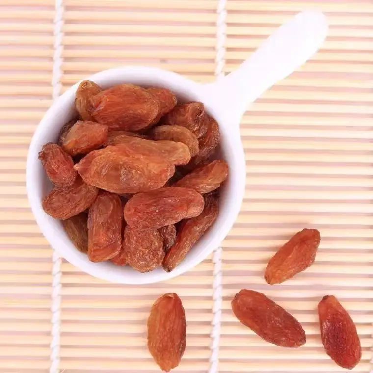 
Best selling xinjiang factory low price dried red raisins 