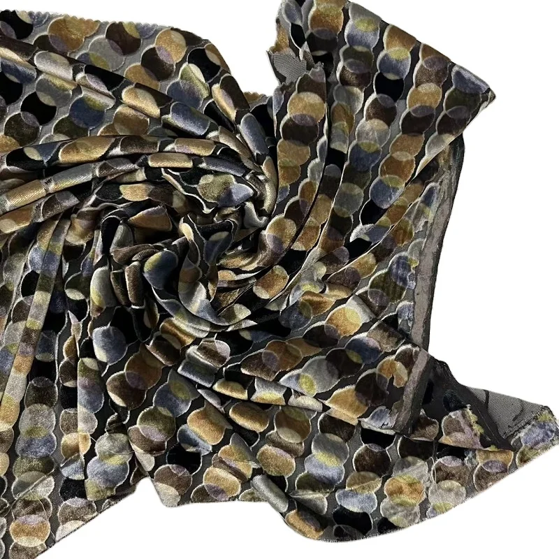 Нейлоновый искусственный шелк бархатный дизайн разноцветный 20% нейлоновый 80% бархат ткань для платья модная