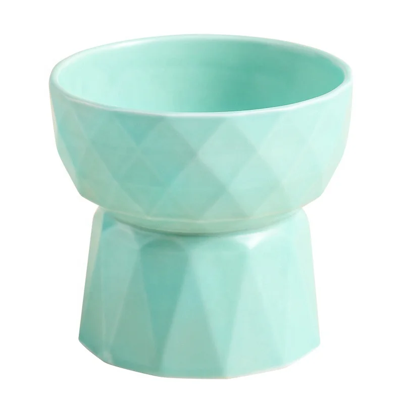 
Raised Cat Food Bowls Water Bowl with Stand Ceramic Cat Feeding Bowls For Dogs and Cats 