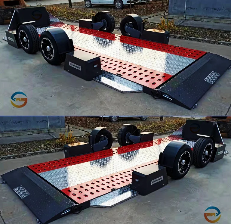 Высококачественный прицеп для гоночных машин на стальном заводе