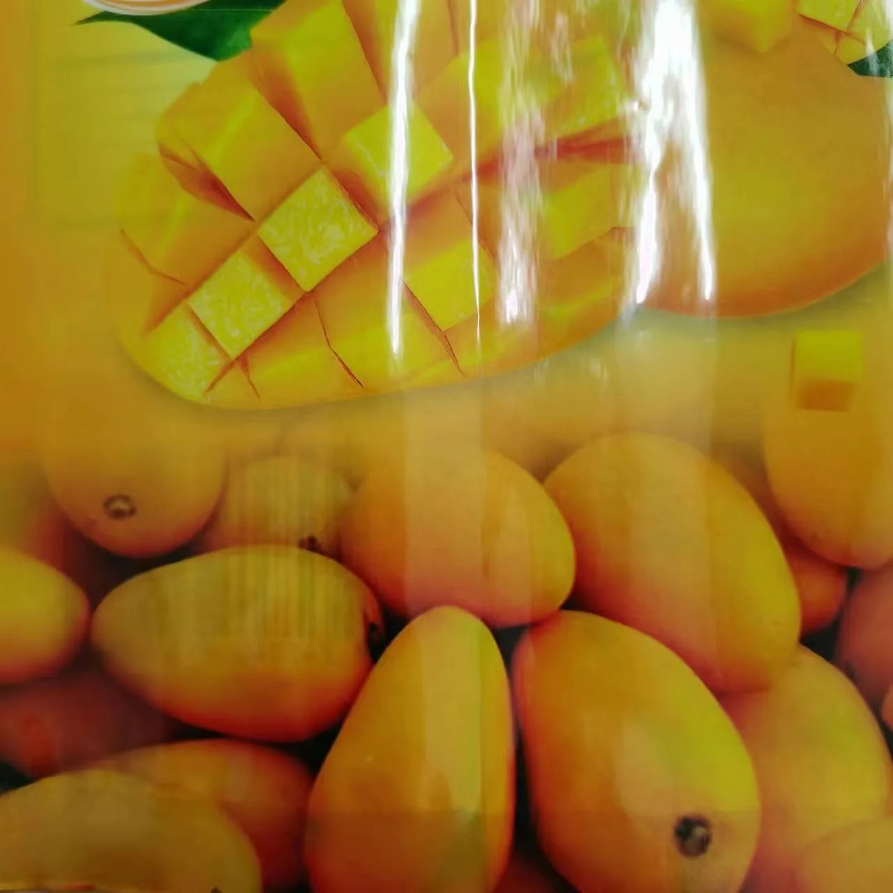 Custom packaging resealable 3 side seal fresh frozen fruits berries vegetables food plastic packaging bag mylar bags