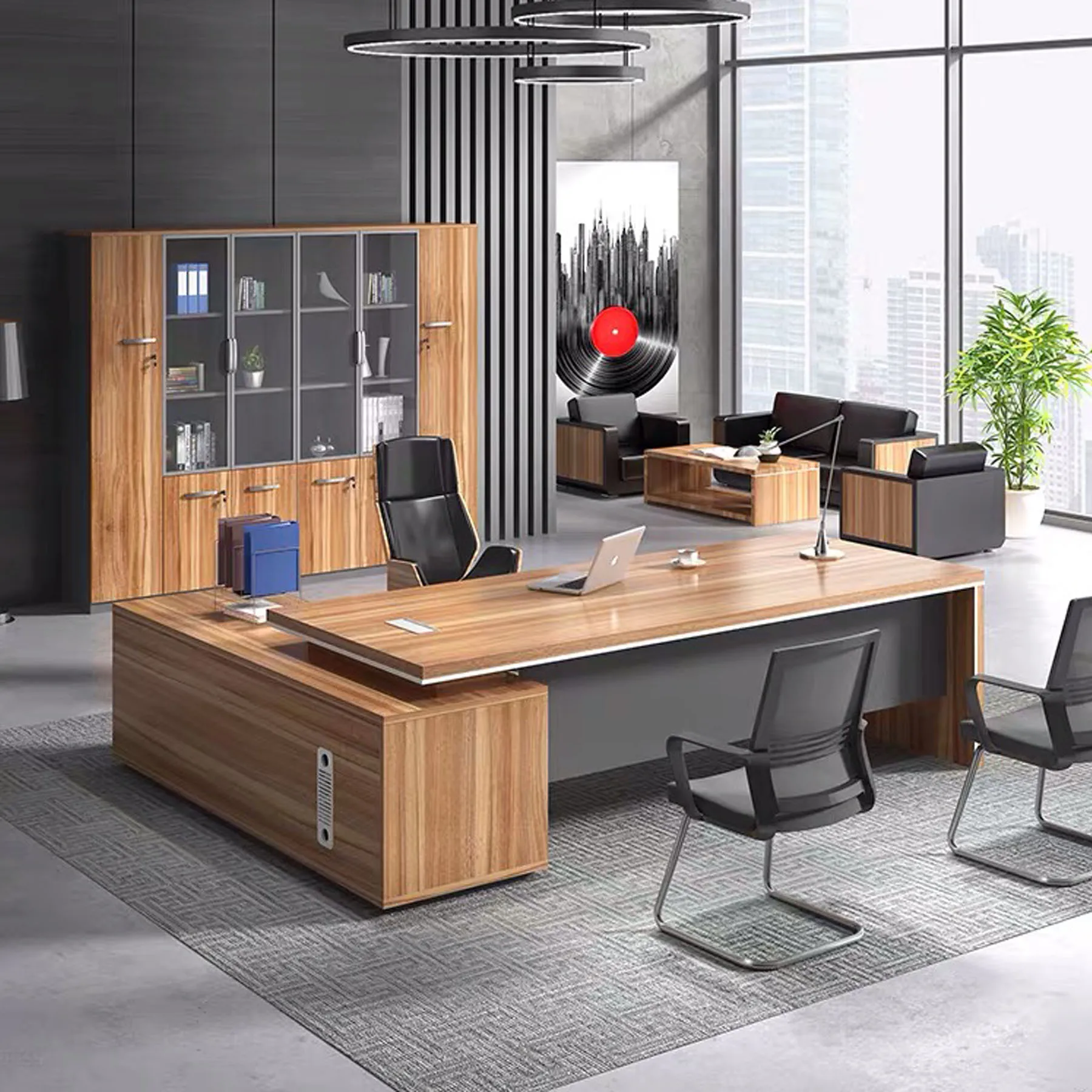 Modern Boss Office Desk Factory Director Office Table Executive L Shaped Office Desks