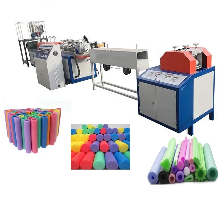 China factory Pe Air conditioner pipe machine directly sell concert led foam light stick, EPE foaming pipe extrusion line
