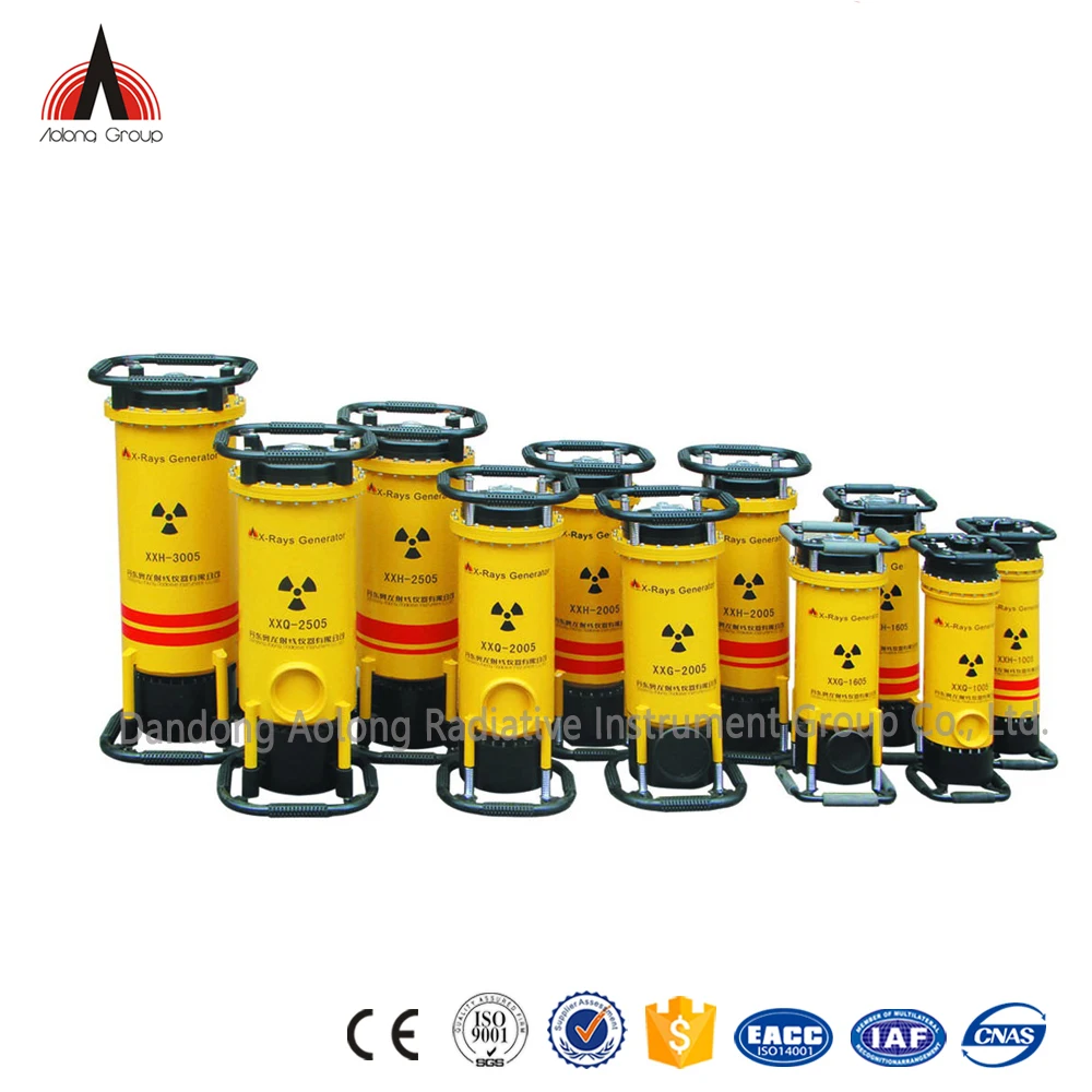 Portable x-ray unit for welding test glass tube insert industrial machine Xray ndt