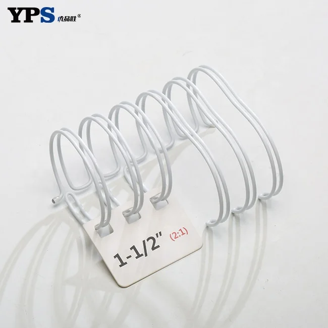 High Quality Sliver Color Spiral O Coil Book Binding Double