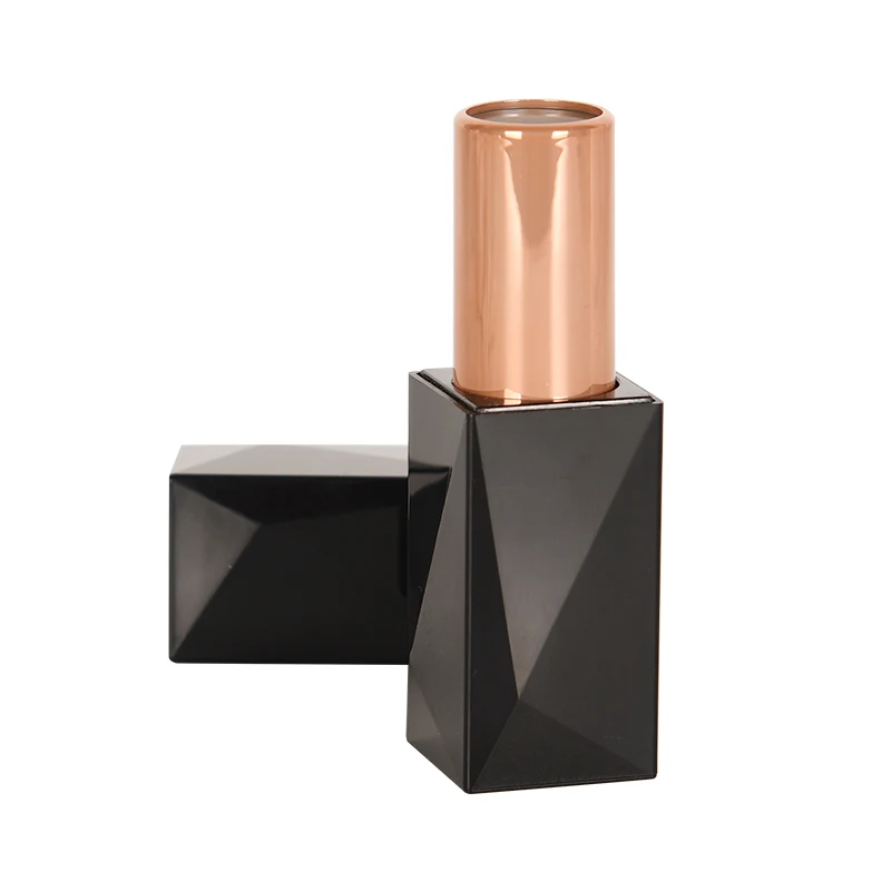 Refillable Luxurious Lip Tubes Coating Lip Stick Unique Printing Press Cover Lipstick Tube Cosmetic Plastic Acceptable Hh-lt004