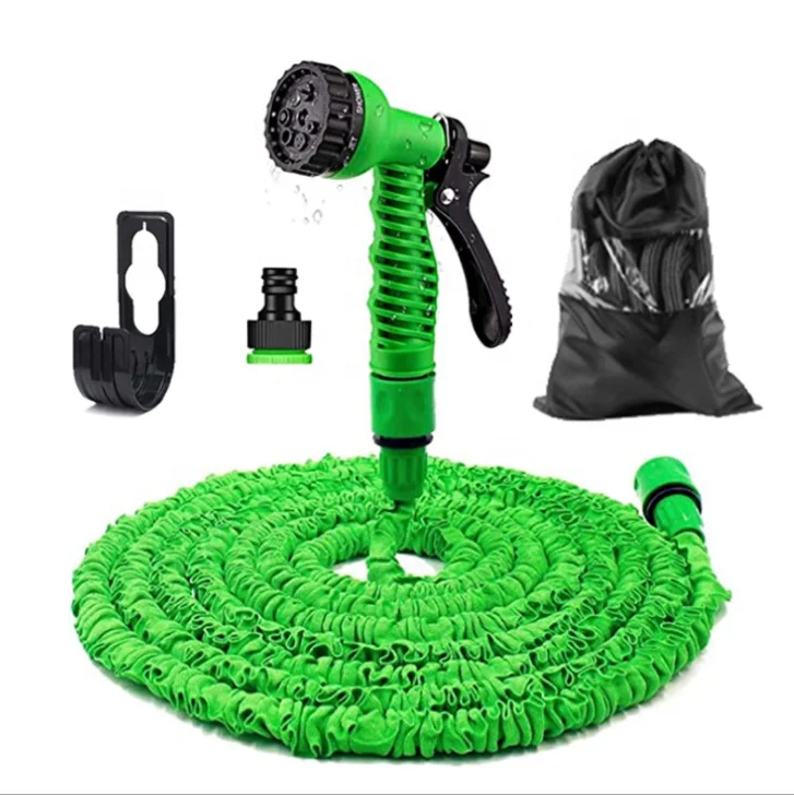 Amazon wholesale Garden Hose with Plastic Connector Fittings Outdoor Cleaning Water Hose, Garden hose