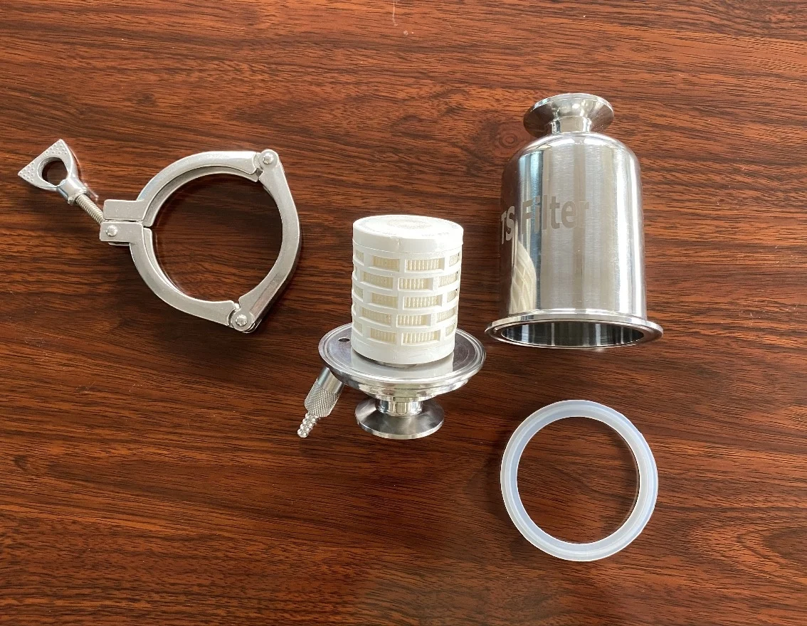 2.5inch PES Membrane Junior Filter Cartridge removal from 0.1 um to 50 um for Small sterile filtration in air and liquids